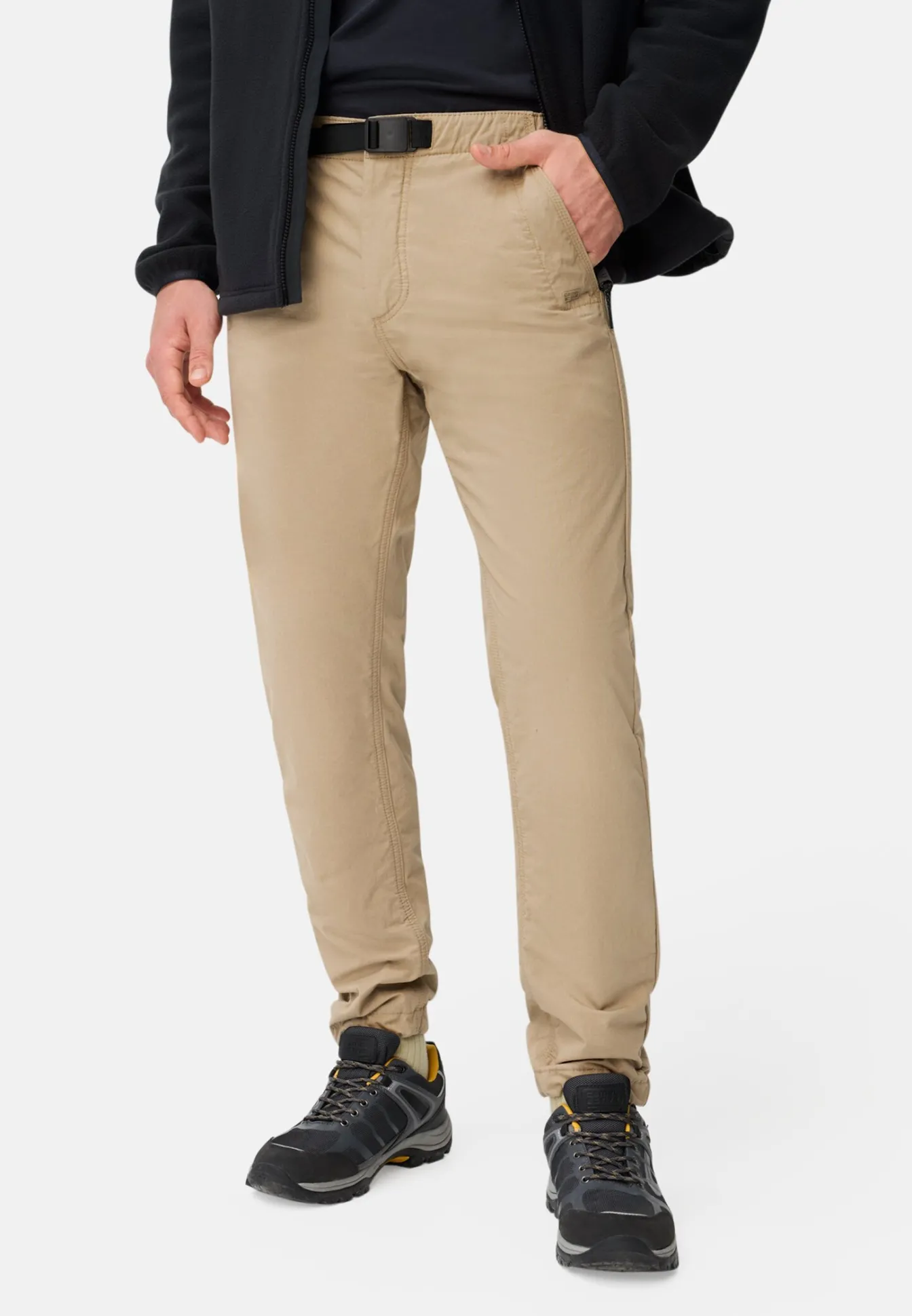 Herren Camel Active Hosen^Thermo Chino aus reiner Baumwolle mit Polyesterfutter
