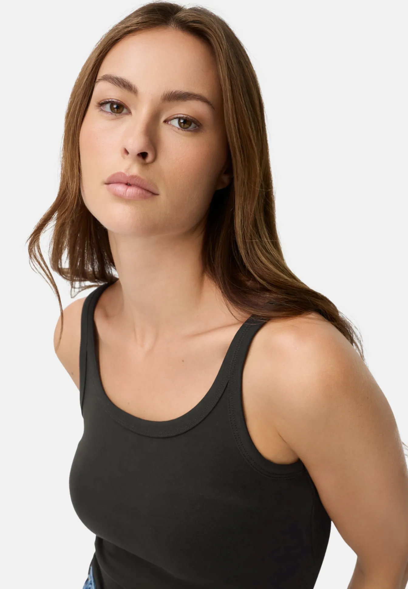 Damen Camel Active T-Shirts & Polos^Top aus reiner Baumwolle