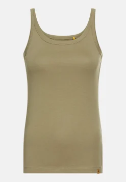 Damen Camel Active T-Shirts & Polos^Top aus reiner Baumwolle