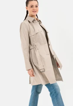 Damen Camel Active Jacken & Westen^Trenchcoat aus einem Baumwollmix