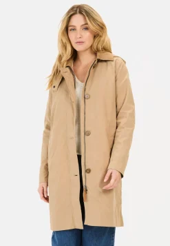 Damen Camel Active Jacken & Westen^Trenchcoat aus gewachster Baumwolle
