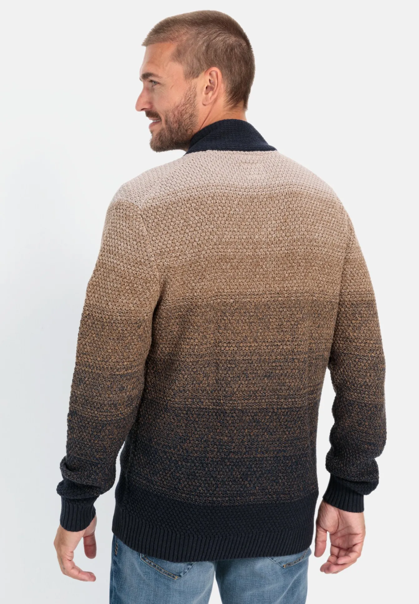 Herren Camel Active Pullover & Cardigan^Troyer Pullover aus einem Baumwollmix