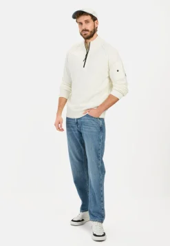 Herren Camel Active Pullover & Cardigan^Troyer Pullover aus einem Baumwollmix