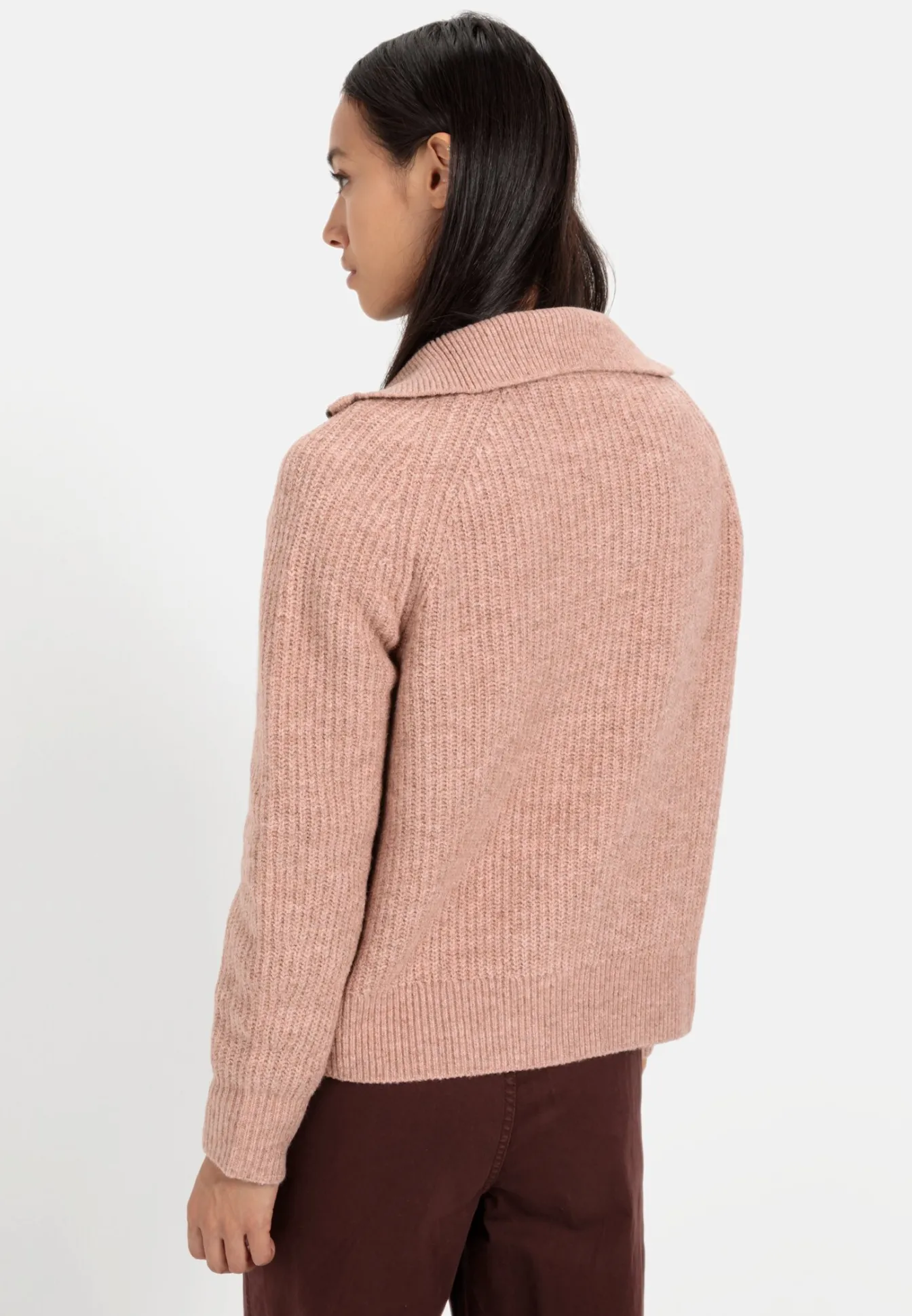 Damen Camel Active Pullover & Cardigans^Troyer Pullover aus recyceltem Polyester
