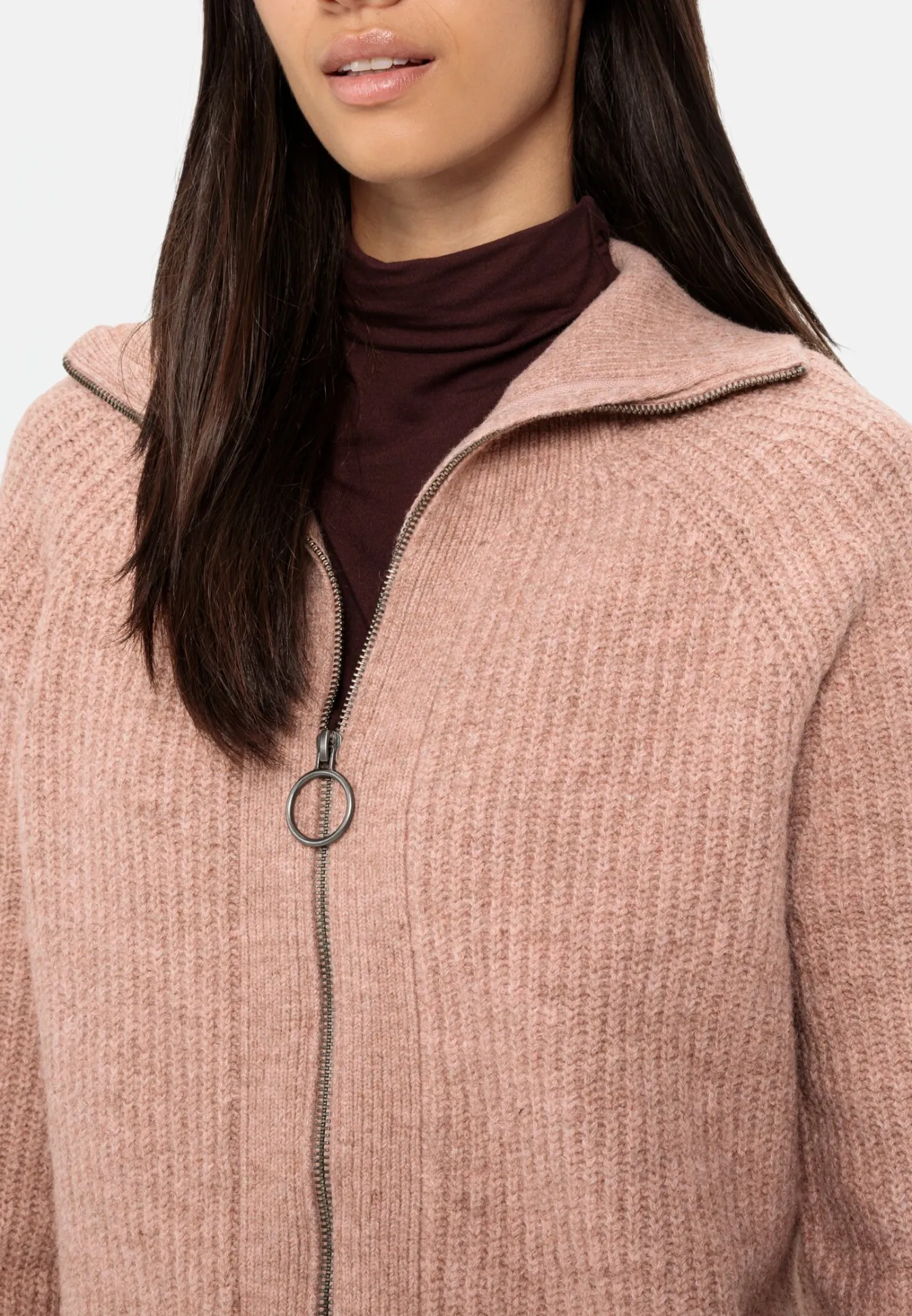 Damen Camel Active Pullover & Cardigans^Troyer Pullover aus recyceltem Polyester