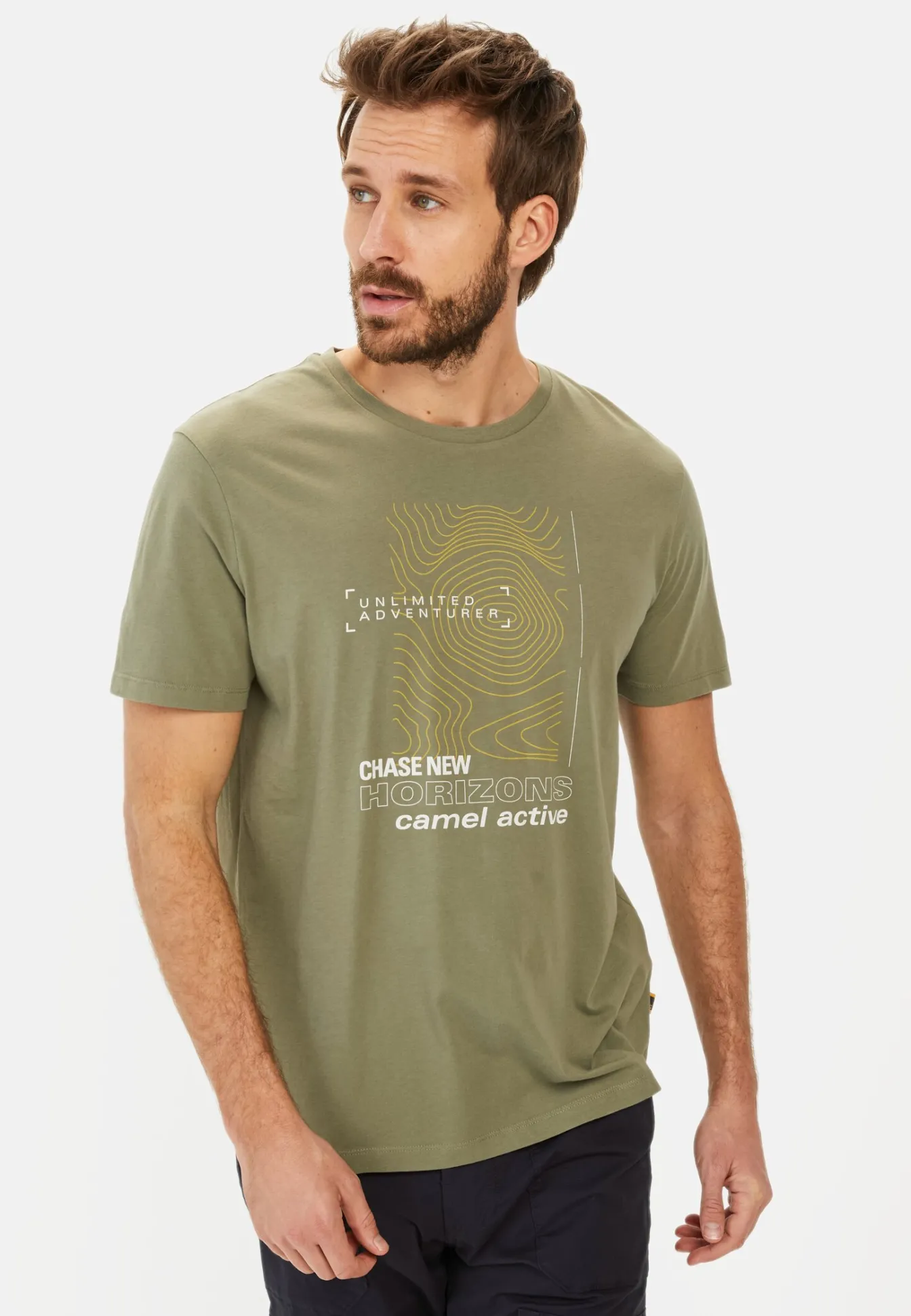 Herren Camel Active T-Shirts & Polos^T-Shirt aus Organic Cotton