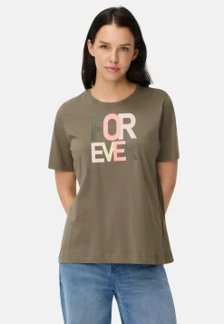 Damen Camel Active T-Shirts & Polos^T-Shirt aus reiner Baumwolle