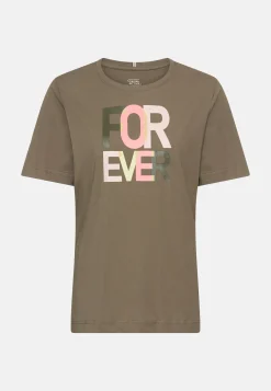 Damen Camel Active T-Shirts & Polos^T-Shirt aus reiner Baumwolle