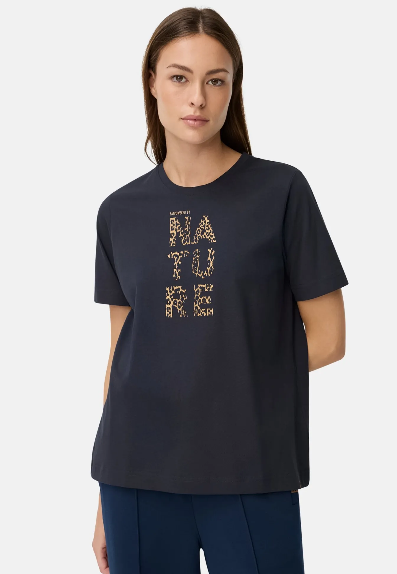 Damen Camel Active T-Shirts & Polos^T-Shirt aus reiner Baumwolle