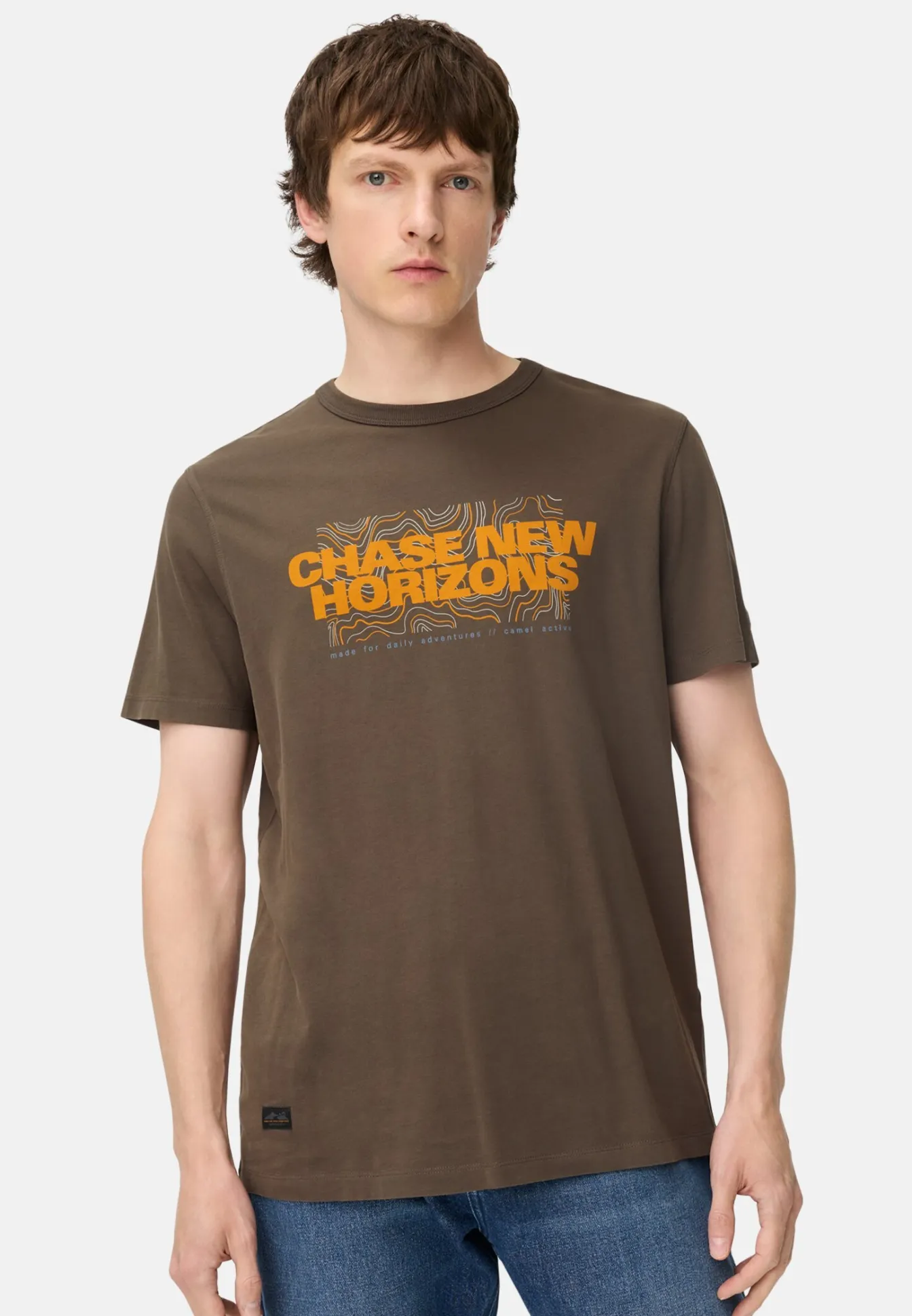Herren Camel Active T-Shirts & Polos^T-Shirt aus reiner Baumwolle