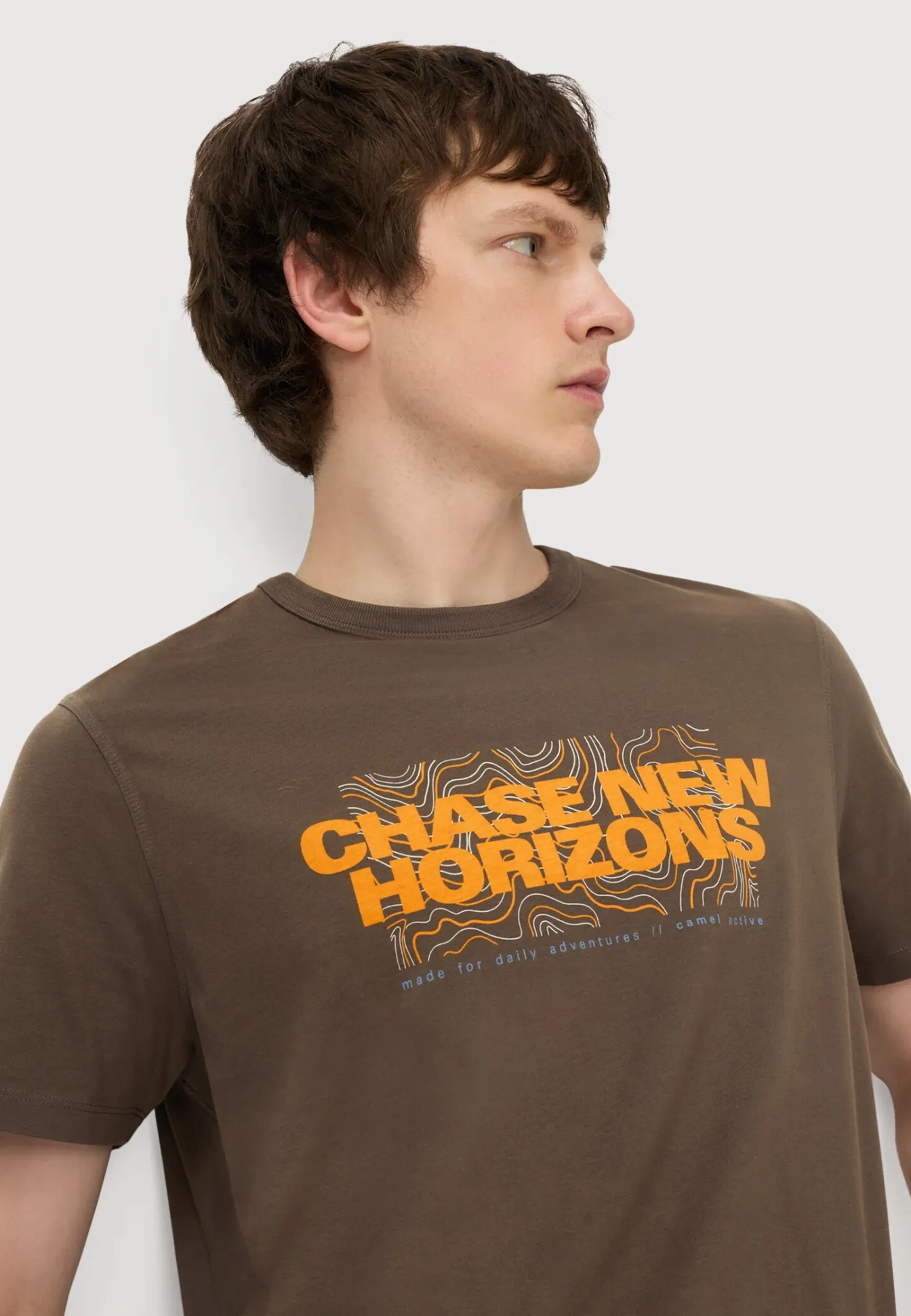Herren Camel Active T-Shirts & Polos^T-Shirt aus reiner Baumwolle
