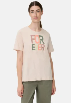 Damen Camel Active T-Shirts & Polos^T-Shirt aus reiner Baumwolle