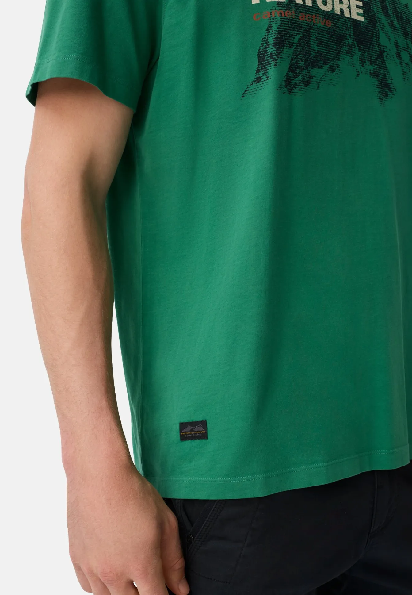 Herren Camel Active T-Shirts & Polos^T-Shirt aus reiner Baumwolle