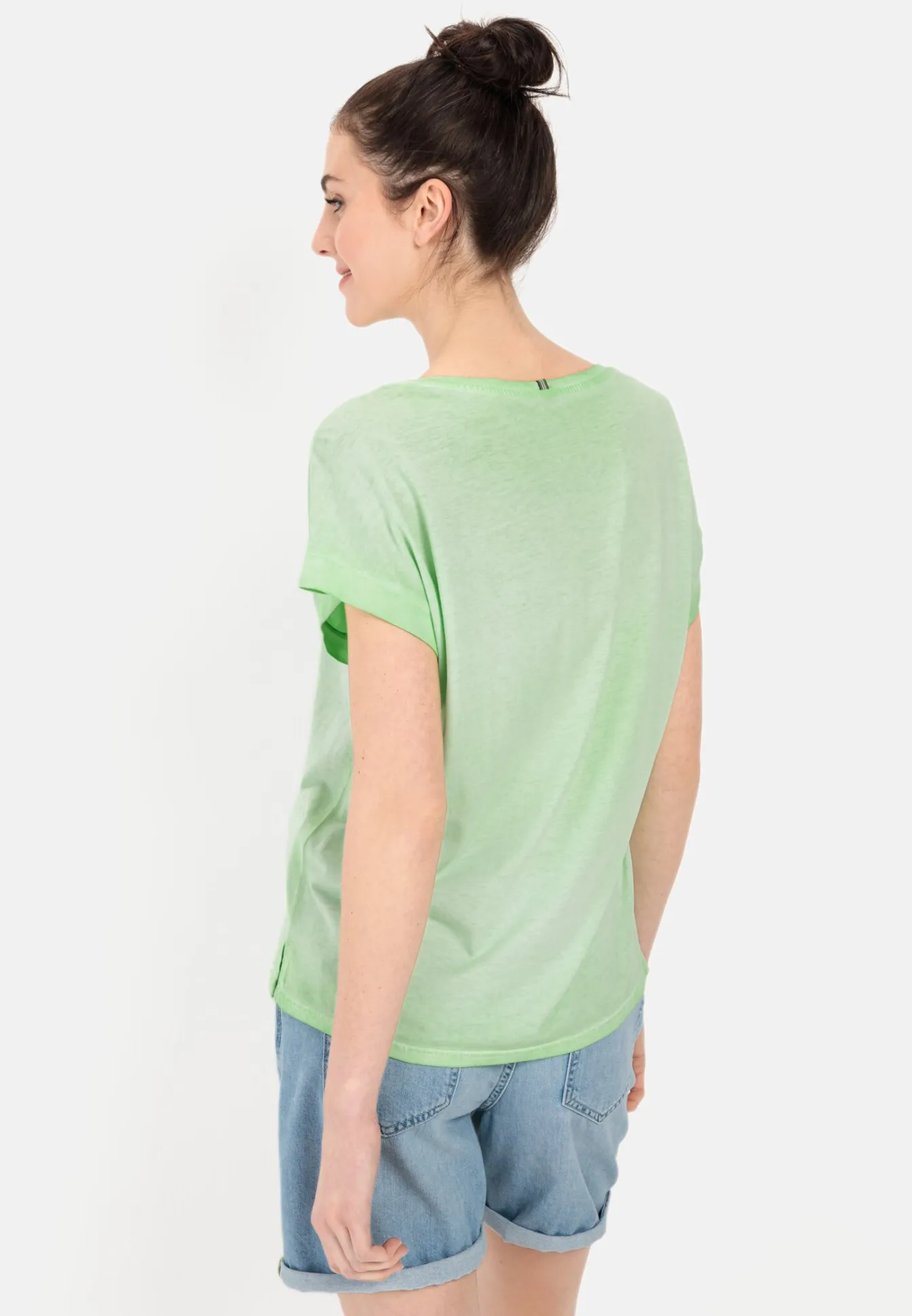 Damen Camel Active T-Shirts & Polos^T-Shirt aus softem Modal-Baumwollmix