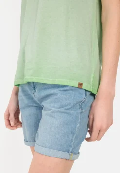 Damen Camel Active T-Shirts & Polos^T-Shirt aus softem Modal-Baumwollmix