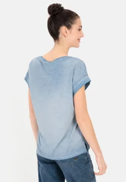 Damen Camel Active T-Shirts & Polos^T-Shirt aus softem Modal-Baumwollmix