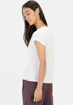 Damen Camel Active T-Shirts & Polos^T-Shirt mit Blumenprint aus Baumwolle