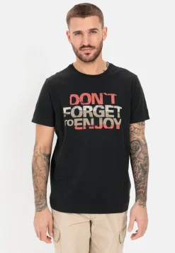 Herren Camel Active T-Shirts & Polos^T-Shirt mit Print aus nachhaltigem Organic Cotton