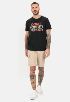 Herren Camel Active T-Shirts & Polos^T-Shirt mit Print aus nachhaltigem Organic Cotton