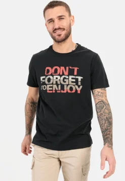 Herren Camel Active T-Shirts & Polos^T-Shirt mit Print aus nachhaltigem Organic Cotton