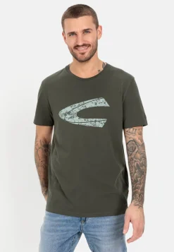 Herren Camel Active T-Shirts & Polos^T-Shirt mit Print aus nachhaltigem Organic Cotton