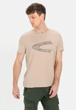Herren Camel Active T-Shirts & Polos^T-Shirt mit Print aus nachhaltigem Organic Cotton