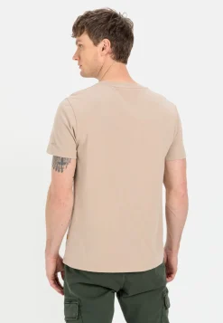 Herren Camel Active T-Shirts & Polos^T-Shirt mit Print aus nachhaltigem Organic Cotton