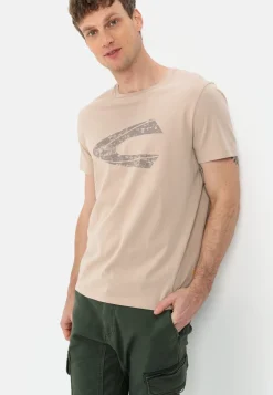 Herren Camel Active T-Shirts & Polos^T-Shirt mit Print aus nachhaltigem Organic Cotton