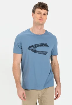 Herren Camel Active T-Shirts & Polos^T-Shirt mit Print aus nachhaltigem Organic Cotton