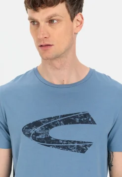 Herren Camel Active T-Shirts & Polos^T-Shirt mit Print aus nachhaltigem Organic Cotton