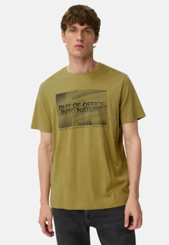 Herren Camel Active T-Shirts & Polos^T-Shirt mit Print aus nachhaltigem Organic Cotton