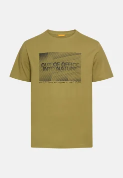 Herren Camel Active T-Shirts & Polos^T-Shirt mit Print aus nachhaltigem Organic Cotton