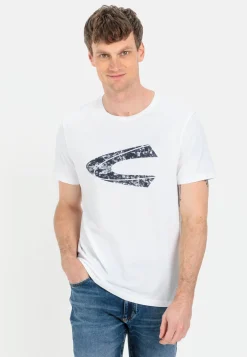Herren Camel Active T-Shirts & Polos^T-Shirt mit Print aus nachhaltigem Organic Cotton