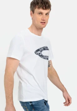 Herren Camel Active T-Shirts & Polos^T-Shirt mit Print aus nachhaltigem Organic Cotton