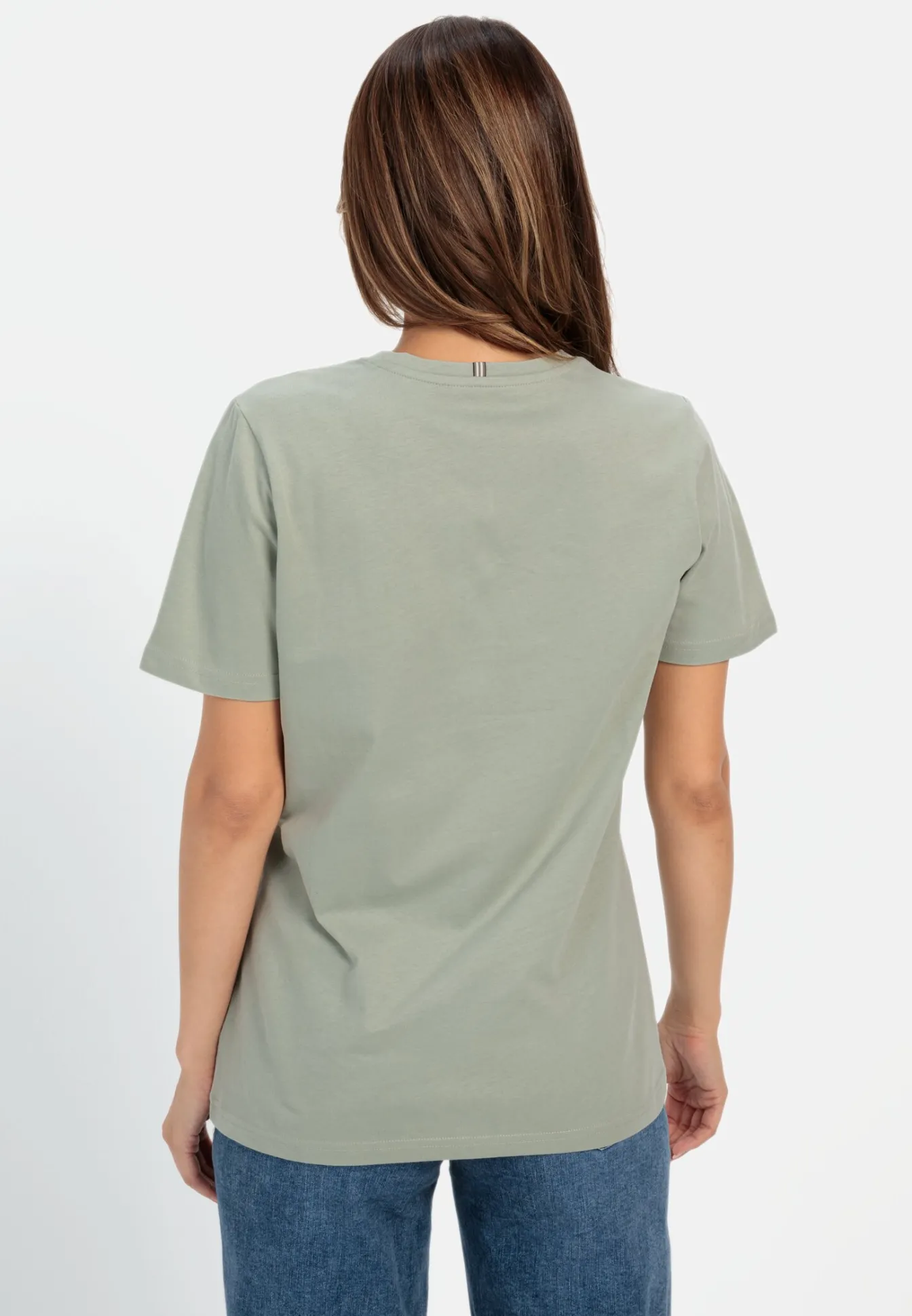 Damen Camel Active T-Shirts & Polos^T-Shirt mit Print aus nachhaltigem Organic Cotton
