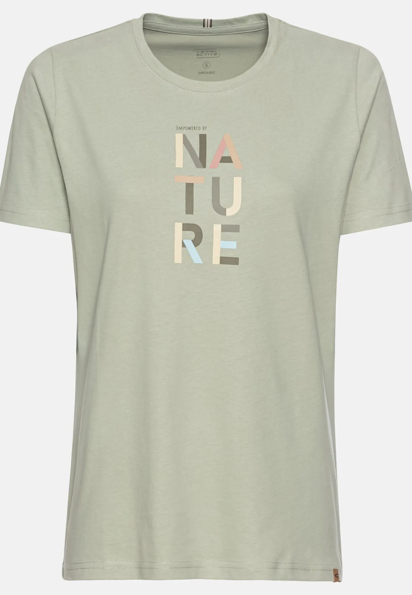 Damen Camel Active T-Shirts & Polos^T-Shirt mit Print aus nachhaltigem Organic Cotton