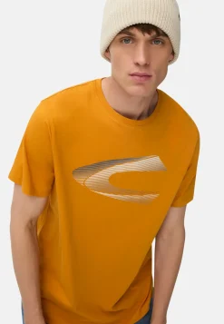 Herren Camel Active T-Shirts & Polos^T-Shirt mit Print aus nachhaltigem Organic Cotton
