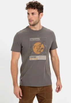 Herren Camel Active T-Shirts & Polos^T-Shirt mit Print aus nachhaltigem Organic Cotton