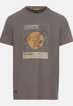 Herren Camel Active T-Shirts & Polos^T-Shirt mit Print aus nachhaltigem Organic Cotton