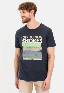 Herren Camel Active T-Shirts & Polos^T-Shirt mit Print aus nachhaltigem Organic Cotton