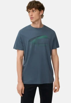 Herren Camel Active T-Shirts & Polos^T-Shirt mit Print aus nachhaltigem Organic Cotton