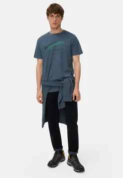 Herren Camel Active T-Shirts & Polos^T-Shirt mit Print aus nachhaltigem Organic Cotton
