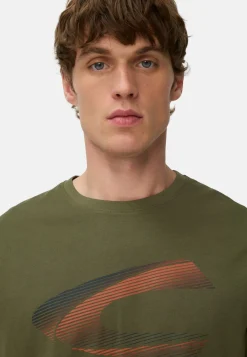 Herren Camel Active T-Shirts & Polos^T-Shirt mit Print aus nachhaltigem Organic Cotton