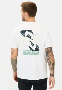 Herren Camel Active T-Shirts & Polos^T-Shirt mit Print aus Organic Cotton
