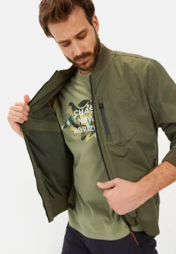 Herren Camel Active T-Shirts & Polos^T-Shirt mit Print aus Organic Cotton