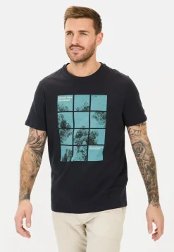 Herren Camel Active T-Shirts & Polos^T-Shirt mit Print aus Organic Cotton