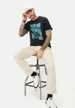Herren Camel Active T-Shirts & Polos^T-Shirt mit Print aus Organic Cotton
