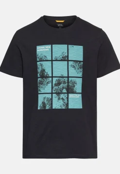 Herren Camel Active T-Shirts & Polos^T-Shirt mit Print aus Organic Cotton