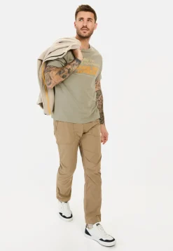 Herren Camel Active T-Shirts & Polos^T-Shirt mit Print aus Organic Cotton