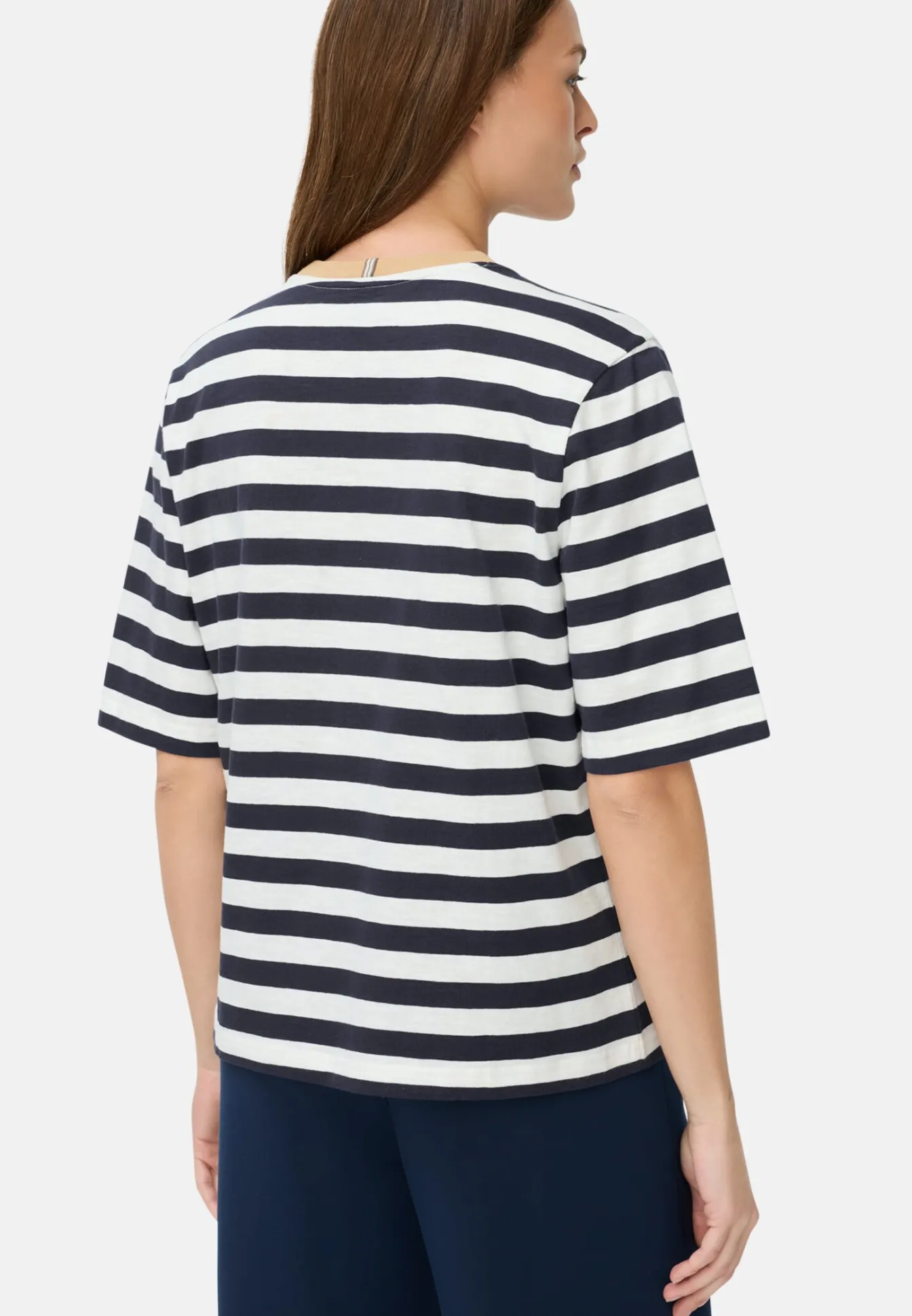 Damen Camel Active T-Shirts & Polos^T-Shirt mit Streifenmuster